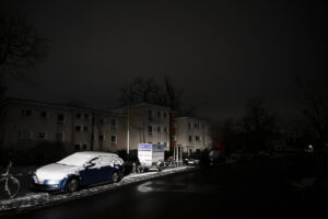 Teile des Berliner Südwestens liegen im Dunkeln.